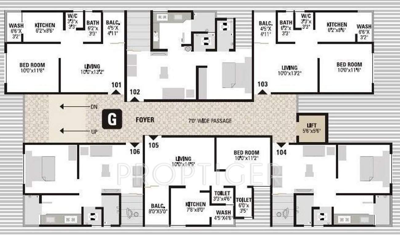 Images for Cluster Plan of Genesis Atri Residency