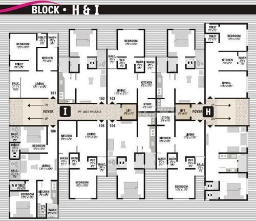 Images for Cluster Plan of Genesis Atri Residency