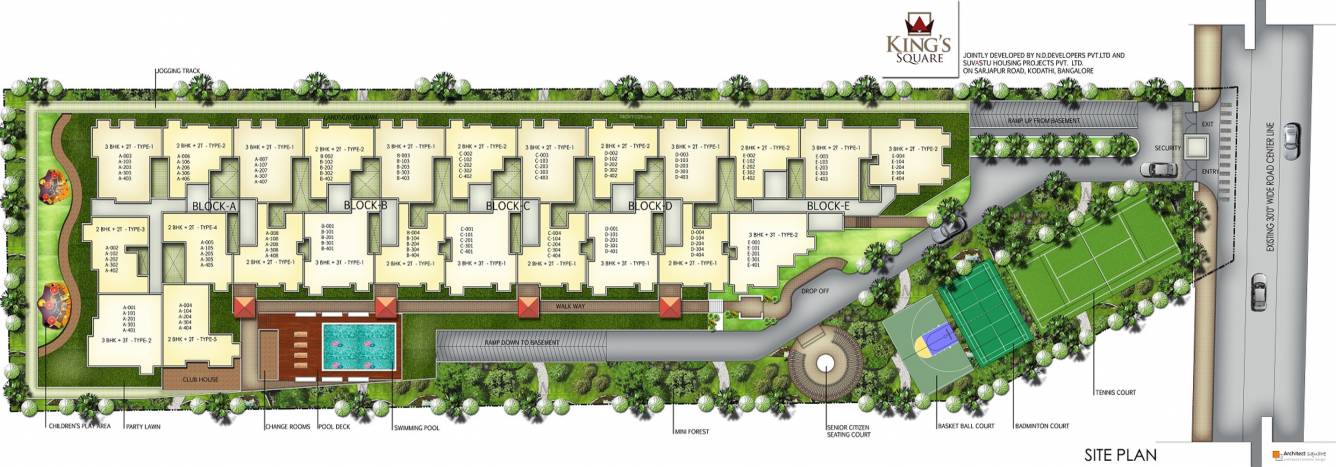  kings square Master Plan