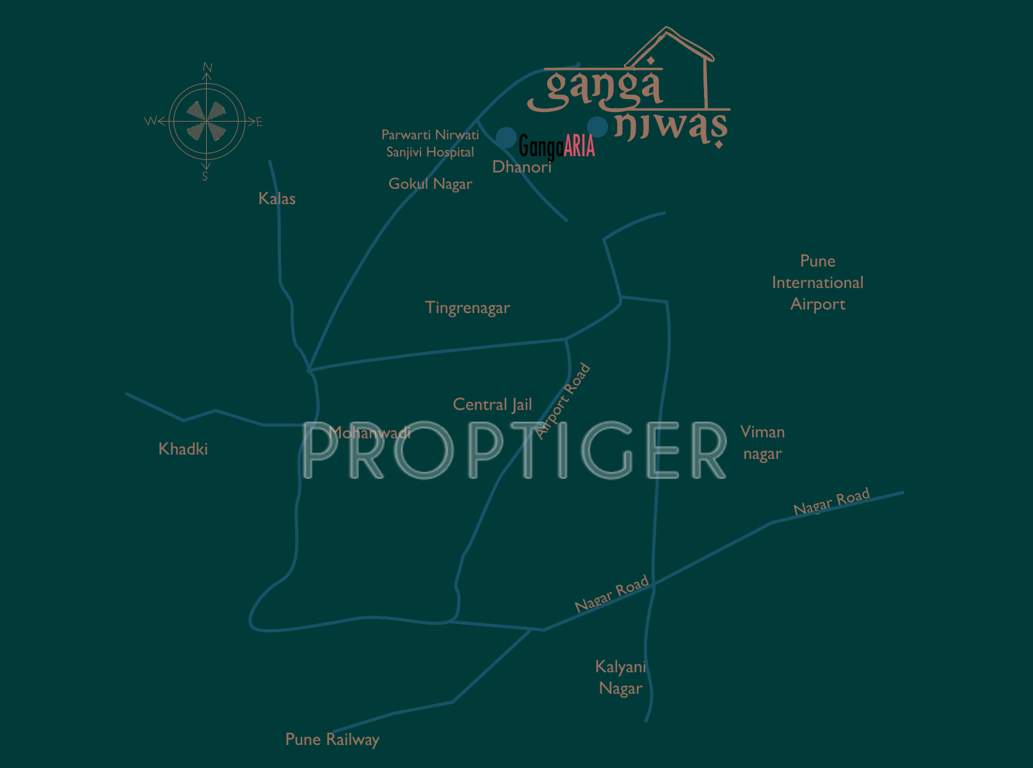  niwas Images for Location Plan of Goel Ganga Niwas
