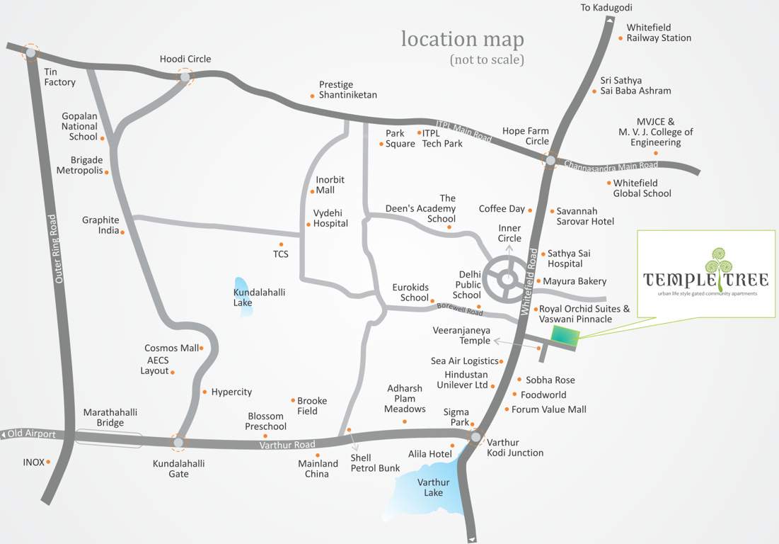 temple tree Images for Location Plan of ARV Temple Tree