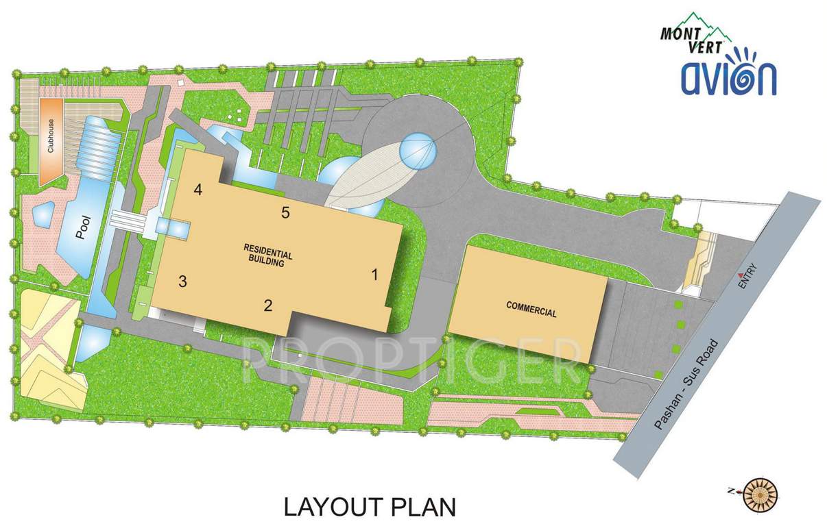avion Images for Layout Plan of Mont Vert Avion