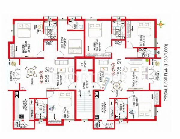 Images for Cluster Plan of Colorhomes Ashraya