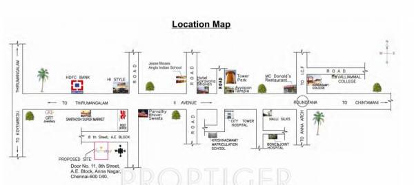 Images for Location Plan of Colorhomes Ashraya