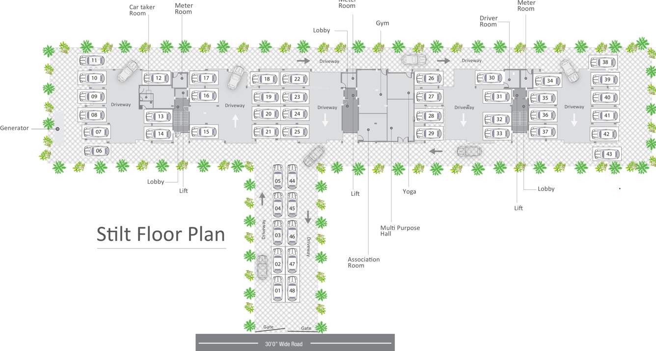pleasanta Images for Cluster Plan of Kamalam Pleasanta