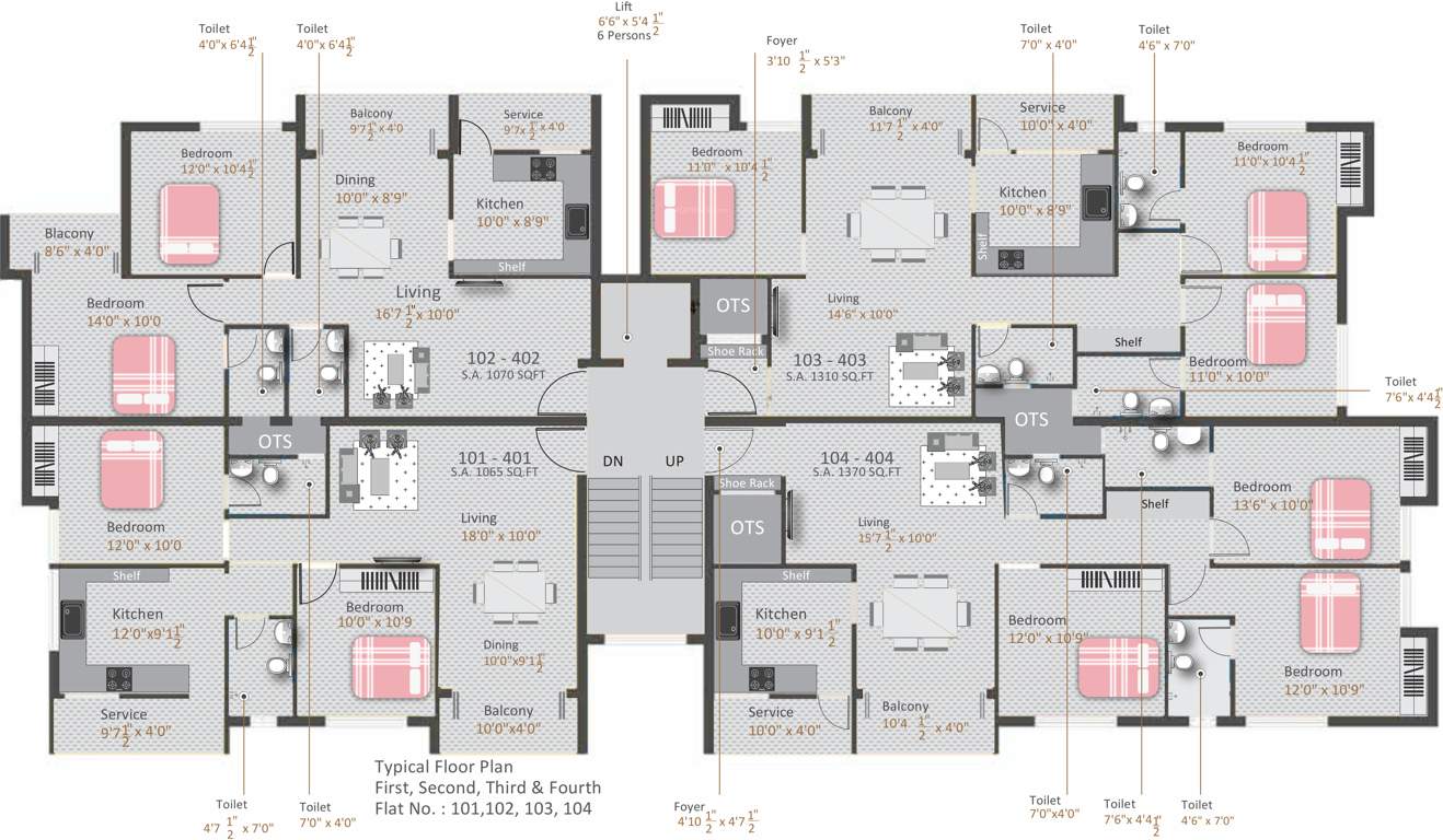 pleasanta Images for Cluster Plan of Kamalam Pleasanta