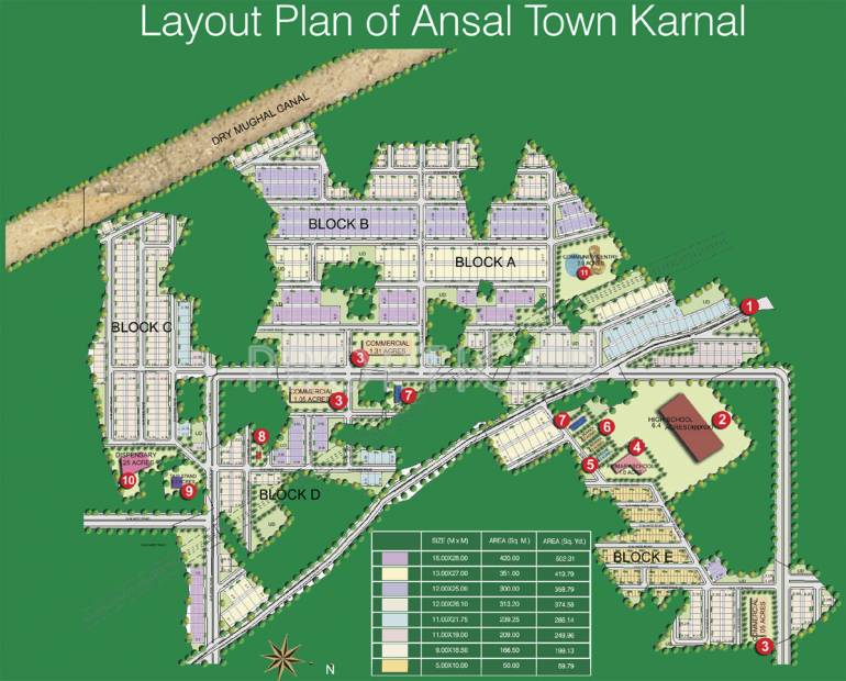 Images for Layout Plan of Ansal Town