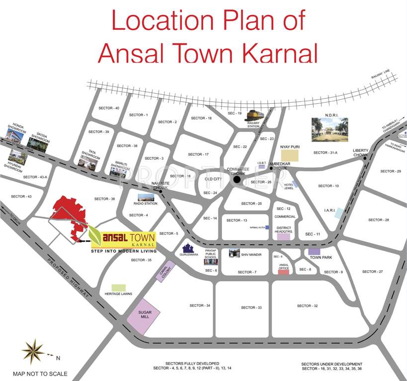 Images for Location Plan of Ansal Town