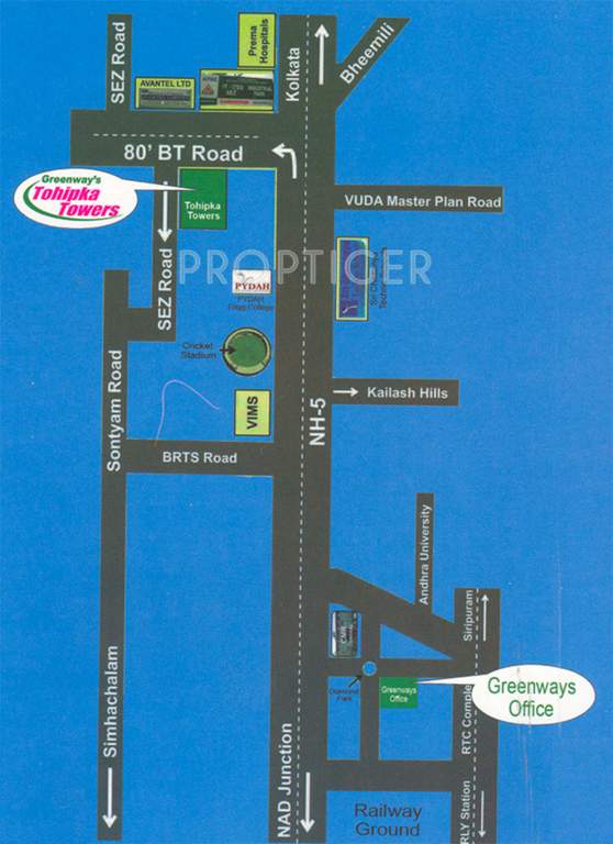 Images for Location Plan of Greenways Tohipka Towers