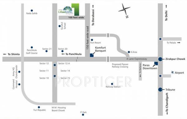 Images for Location Plan of Sushma Urban Views