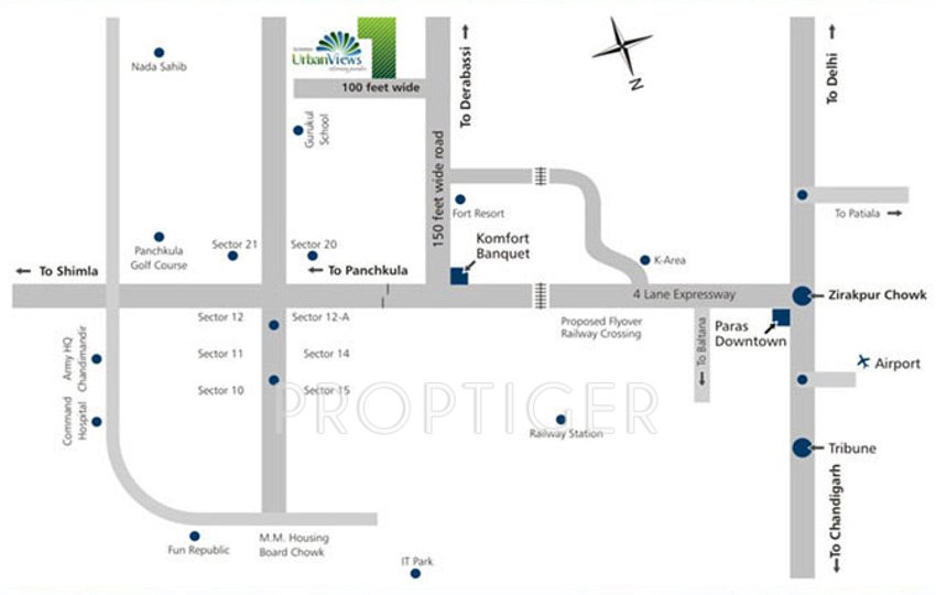 Images for Location Plan of Sushma Urban Views