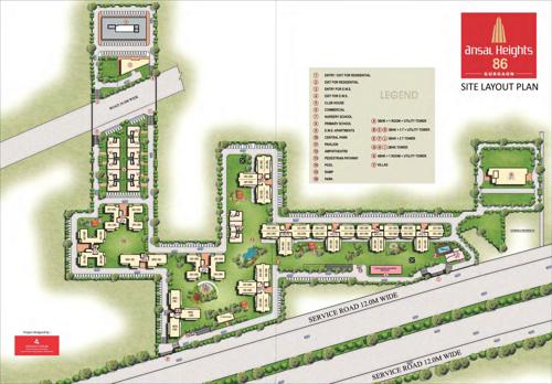  heights-86 Images for Layout Plan of Ansal Heights 86