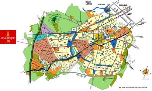  heights-86 Images for Location Plan of Ansal Heights 86