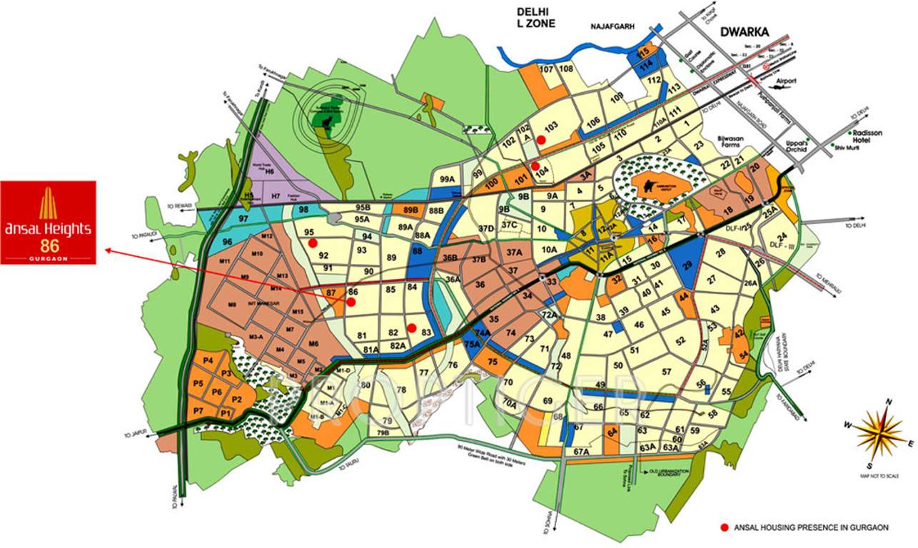 heights 86 Images for Location Plan of Ansal Heights 86