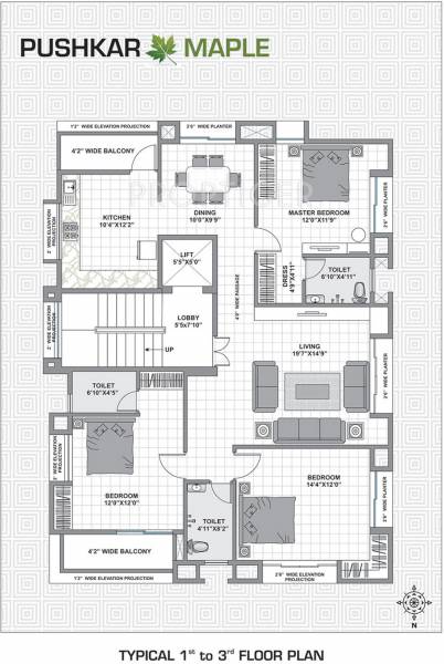 Images for Cluster Plan of Pushkar Maple