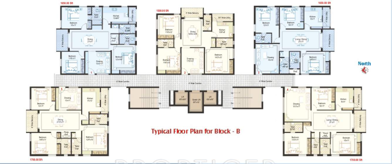 Images for Cluster Plan of Namaha Estates Landmark Towers