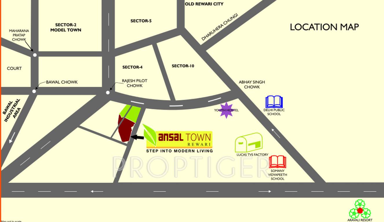 Images for Location Plan of Ansal Town