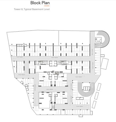  pursuit-of-a-radical-rhapsody- Tower 8 Cluster Plan Typical Basement Level