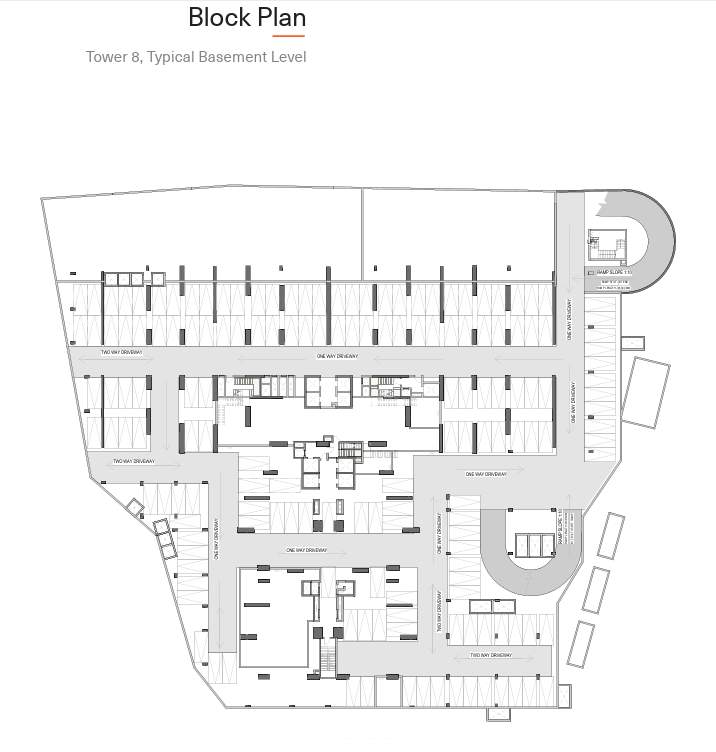  pursuit of a radical rhapsody  Tower 8 Cluster Plan Typical Basement Level