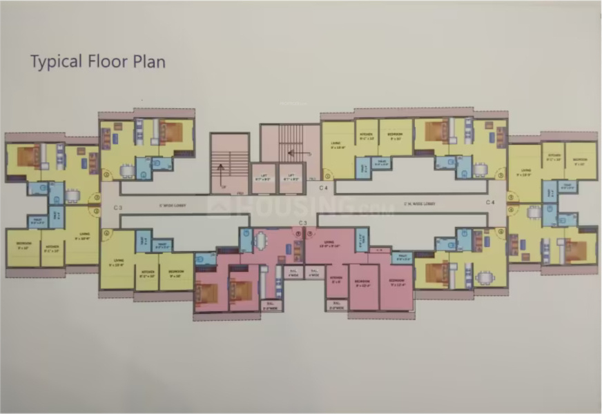  city  Tower 1 Cluster Plan