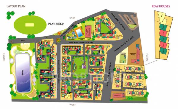 Images for Layout Plan of M Baria Yashwant Row House