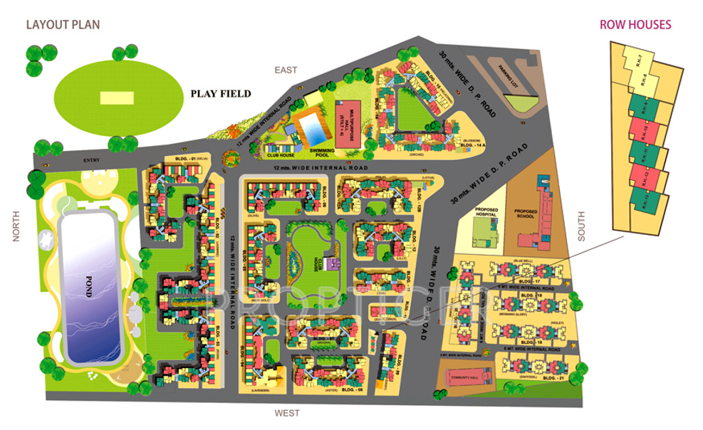 Images for Layout Plan of M Baria Yashwant Row House