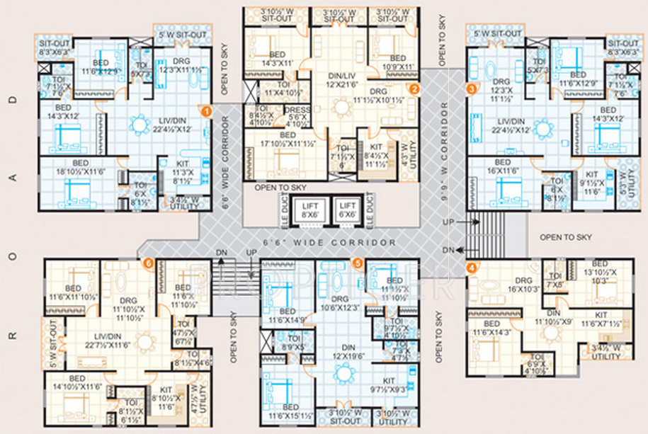 Images for Cluster Plan of Arjun ARK Towers