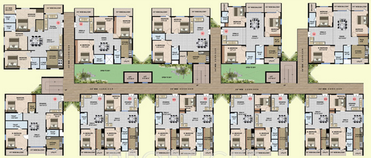Images for Cluster Plan of Arjun ARK Towers