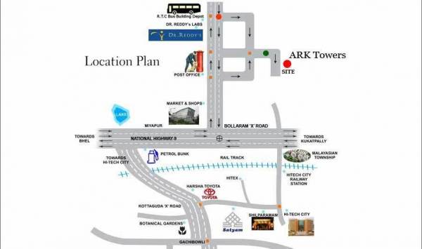  ark-towers Location Plan