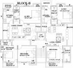 Block B Cluster Plan from 1st to 2nd Floor kay-ram-builders pavazha-kudil Block B Cluster Plan from 1st to 2nd Floor