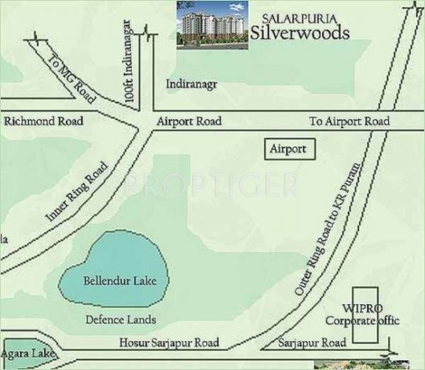 Images for Location Plan of Salarpuria Sattva Silverwood Apartments