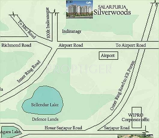 Images for Location Plan of Salarpuria Sattva Silverwood Apartments
