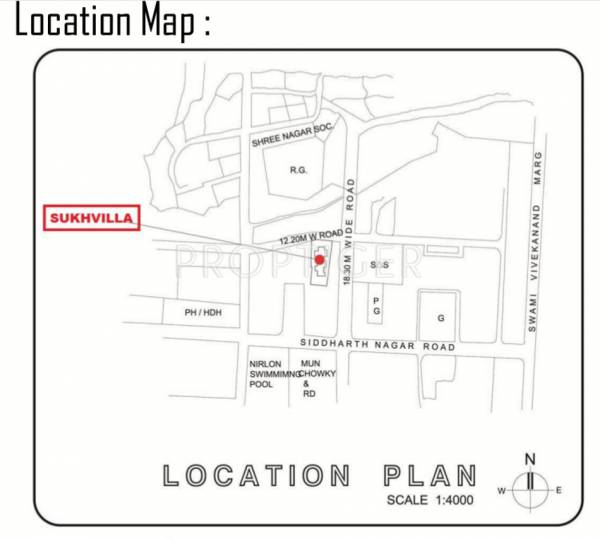 Images for Location Plan of Dhanesh Siddharth Nagar Sukhvilla Chs Ltd
