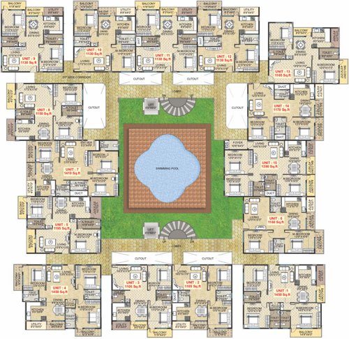 Images for Cluster Plan of Purvi Pride pride Images for Cluster Plan of Purvi Pride