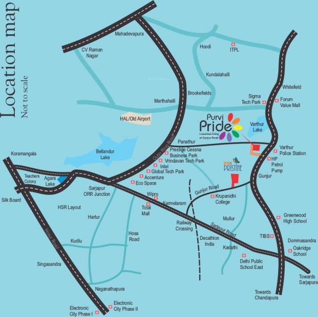  pride Images for Location Plan of Purvi Pride