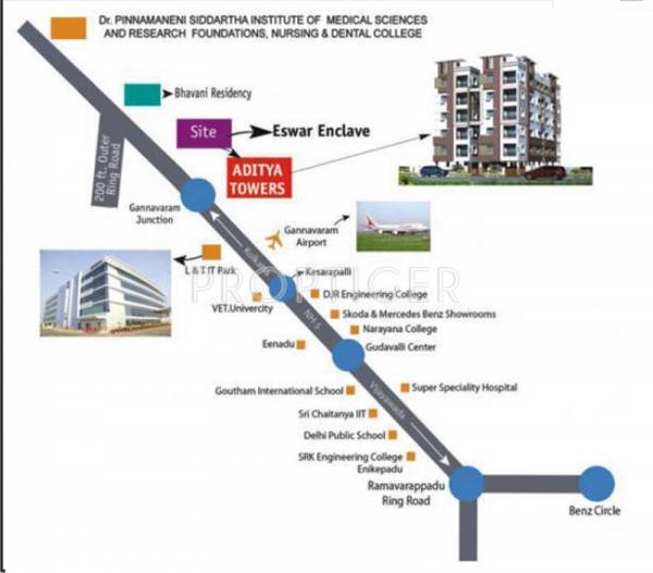 Images for Location Plan of Aditya Aditya Towers