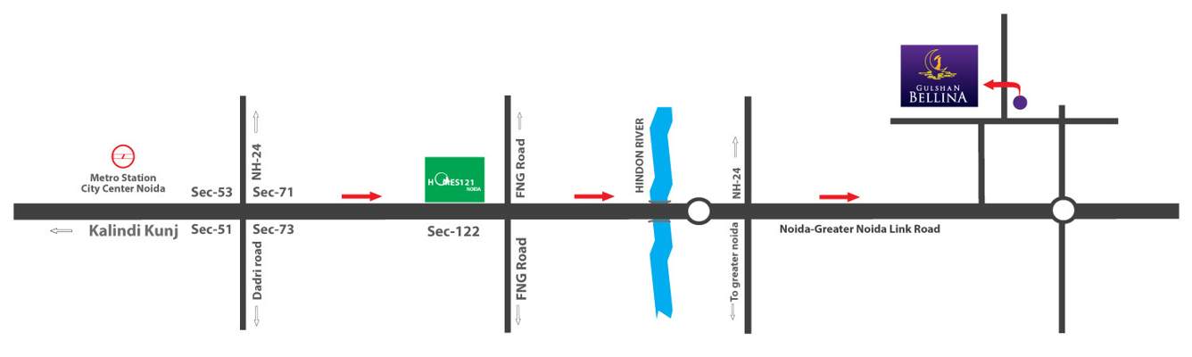  bellina Images for Location Plan of Gulshan Bellina