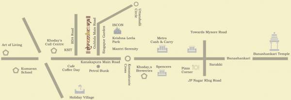 pnr-group shreeniketana Location Plan