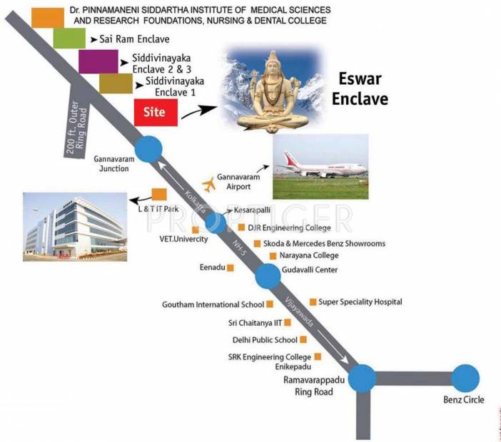Images for Location Plan of Aditya Eswar Enclave