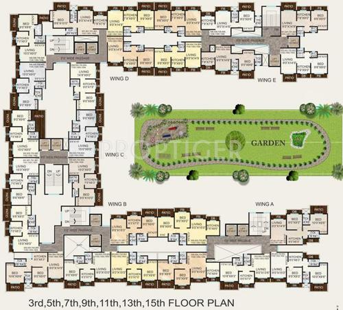  heights Images for Cluster Plan of Maitry Heights
