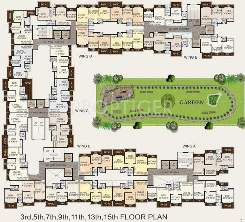  heights Images for Cluster Plan of Maitry Heights