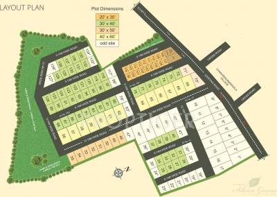 Images for Layout Plan of Adhvaytha Silicon Greens Plots