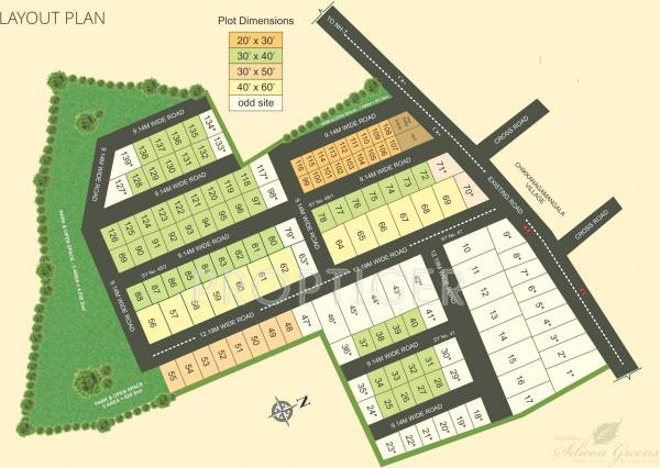Images for Layout Plan of Adhvaytha Silicon Greens Plots