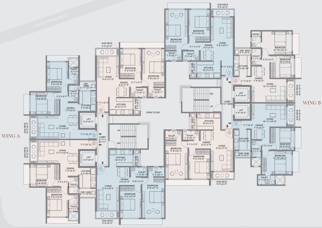  skyluxe Images for Cluster Plan of Rite Skyluxe