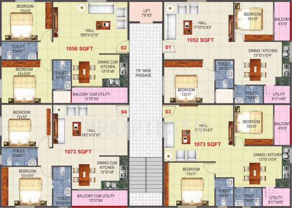  marvel Images for Cluster Plan of Vandana Marvel
