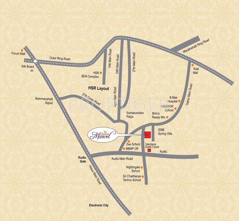  marvel Images for Location Plan of Vandana Marvel