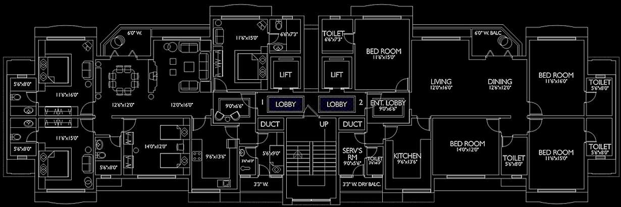 Images for Cluster Plan of Lokhandwala Imperial Heights