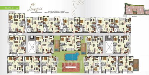  luxuria Images for Cluster Plan of Subhodaya Luxuria