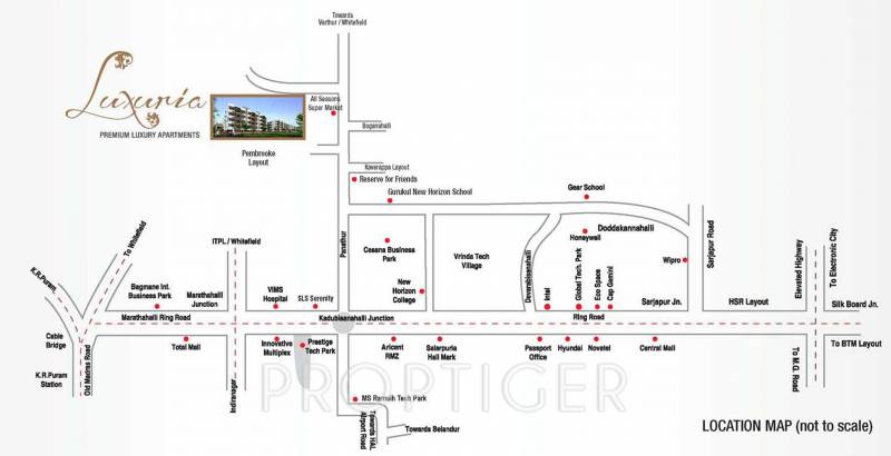 Images for Location Plan of Subhodaya Luxuria