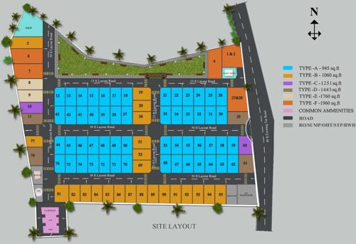  chinmayam Images for Layout Plan of Covai Chinmayam